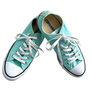 Converse Chuck Taylor All Star Ox 
Cyan Blue, Men’s Sz 6 Women’s Sz 8